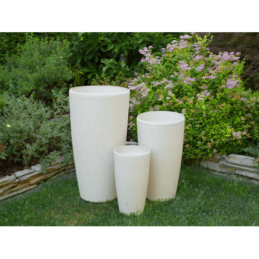 Vaso ABDERA 31 cm Creme claro Vaso ABDERA 31 cm Creme claro