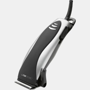 Clatronic HSM 3430 Aparador de Cabelo e Barba, Acessórios, Motor Potente e Silencioso, 10, Prata negra