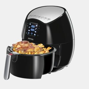 MPM MFR-06 Fritadeira a Ar sem óleo, 4.5L, Airfryer com 8 programas, Temporizador, 1500, Preto  cinza