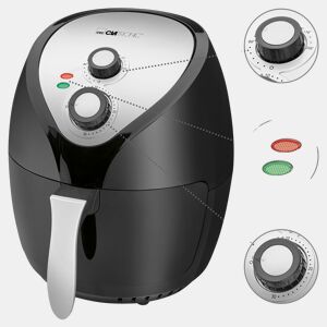 Clatronic FR 3699 H Fritadeira 3,6 Litros sem Oleo Air Fryer, Termóstato Ajustável, Temporizador, 1400, Preto  cinza