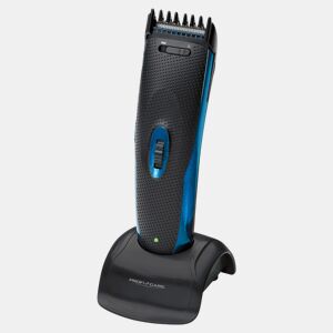 Proficare HSMR 3052 Set Aparador Pêlos, Barba, Funcionamento a Bateria ou a Rede + Aparador de Pêlos do Nariz e Orelhas, 600 , Preto Azul