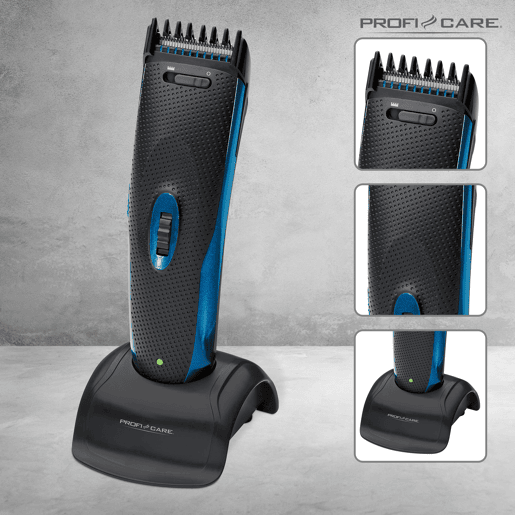 Proficare HSMR 3052 Set Aparador PĂȘlos, Barba, Funcionamento a Bateria ou a Rede + Aparador de PĂȘlos do Nariz e Orelhas, 600 , Preto Azul Proficare HSMR 3052 Set Aparador PĂȘlos, Barba, Funcionamento a Bateria ou a Rede + Aparador de PĂȘlos do Nariz e Orelhas, 600 , Preto Azul