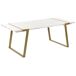 Beliani Mesa de comedor MARTYNIKA Beliani Mesa de comedor MARTYNIKA Blanco