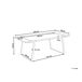 Beliani Mesa de comedor MARTYNIKA Beliani Mesa de comedor MARTYNIKA Blanco