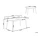 Beliani Mesa de comedor extensible MADOX Beliani Mesa de comedor extensible MADOX Marrón Claro