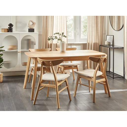 Beliani Mesa de jantar extensÃvel MADOX Beliani Mesa de jantar extensÃvel MADOX