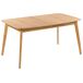 Beliani Mesa de comedor extensible MADOX Beliani Mesa de comedor extensible MADOX Marrón Claro