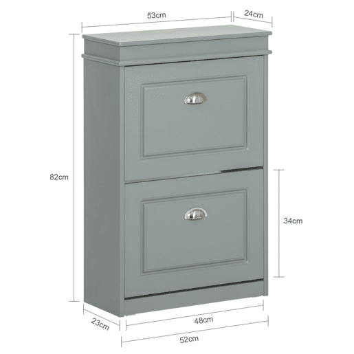 Sapateira com 2 portas FSR78-HG SoBuy