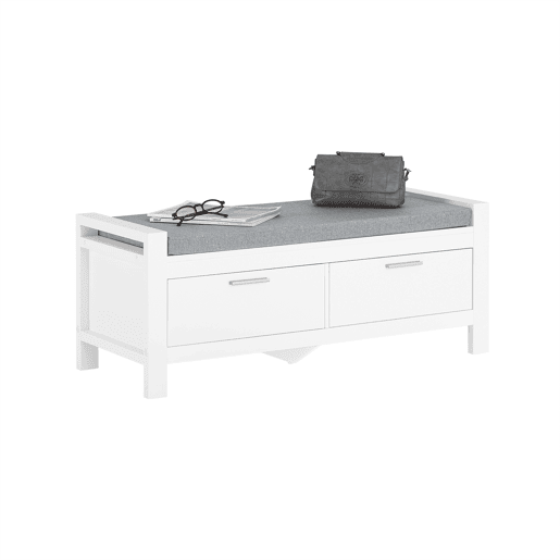 Sapateira de bancada com 2 gavetas FSR74-W SoBuy