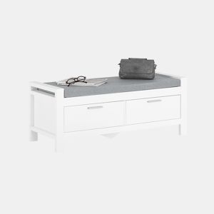 Sapateira de bancada com 2 gavetas FSR74-W SoBuy