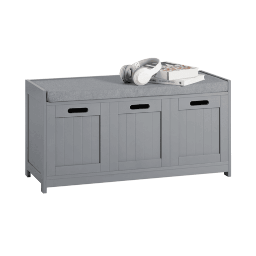 Sapateira de bancada com 2 portas e 1 gaveta FSR80-SG SoBuy