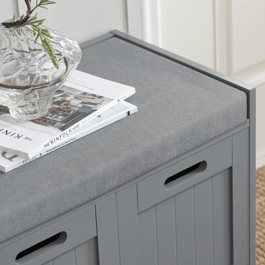 Sapateira de bancada com 2 portas e 1 gaveta FSR80-SG SoBuy