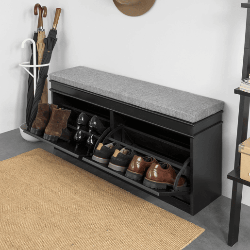 Sapateira de bancada com 2 gavetas FSR64-SCH SoBuy