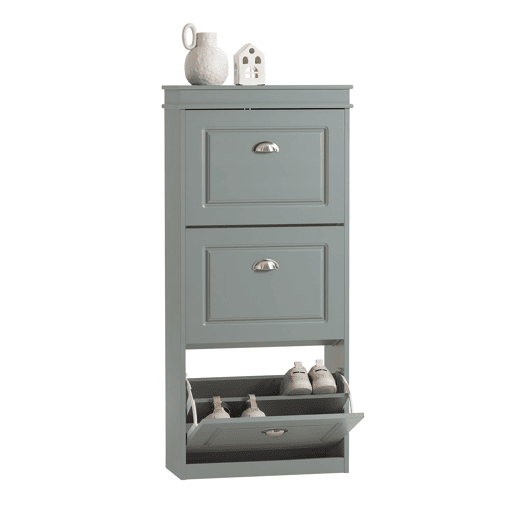 Sapateira com 3 portas com dobradiças FSR94-HG SoBuy