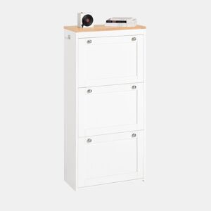 Sapateira estreita com 3 abas FSR144-WN SoBuy
