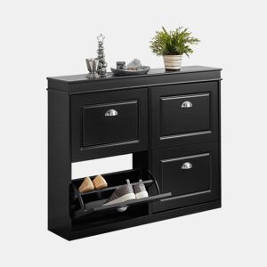 Sapateira com 4 portas FSR79-SCH SoBuy