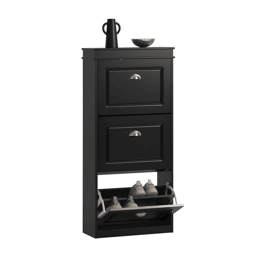 Sapateira com 3 portas com dobradiças FSR94-SCH SoBuy