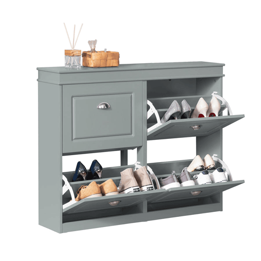 Sapateira com 4 portas FSR79-HG SoBuy