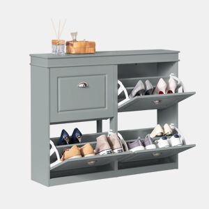 Sapateira com 4 portas FSR79-HG SoBuy