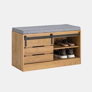 Banco para sapatos com prateleiras FSR120-N SoBuy