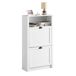 Zapatero con 2 Puertas Abatibles FSR87-K-W SoBuy Zapatero con 2 Puertas Abatibles FSR87-K-W SoBuy Blanco