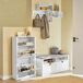Zapatero con 2 Puertas Abatibles FSR87-K-W SoBuy Zapatero con 2 Puertas Abatibles FSR87-K-W SoBuy Blanco