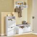 Zapatero con 2 Puertas Abatibles FSR87-K-W SoBuy Zapatero con 2 Puertas Abatibles FSR87-K-W SoBuy Blanco