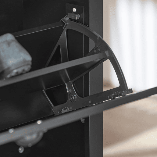 Sapateira estreita com 2 portas basculantes FSR87-SCH SoBuy