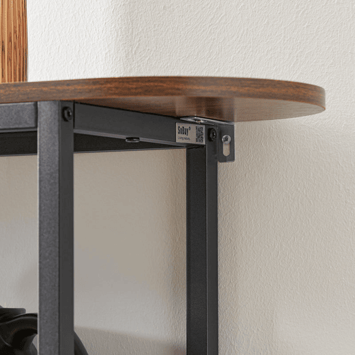 SoBuy Mesa de consola com 3 prateleiras FSB67-WS