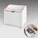 Cesto para la Colada para la Ropa Sucia FSR40-W SoBuy Cesto para la Colada para la Ropa Sucia FSR40-W SoBuy Blanco