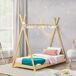 Cama infantil Vimpeli Tipi indio bambú 168x87 Cama infantil Vimpeli Tipi indio bambú 168x87 Natural