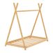 Cama infantil Vimpeli Tipi indio bambú 168x87 Cama infantil Vimpeli Tipi indio bambú 168x87 Natural