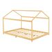 Cama infantil Vindafjord Doble en forma de casa bambú 205x166 Cama infantil Vindafjord Doble en forma de casa bambú 205x166 Natural