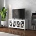 Mueble de TV MDF, Vidrio Templado HOMCOM 130 Mueble de TV MDF, Vidrio Templado HOMCOM 130 Blanco