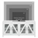 Mueble de TV MDF, Vidrio Templado HOMCOM 130 Mueble de TV MDF, Vidrio Templado HOMCOM 130 Blanco