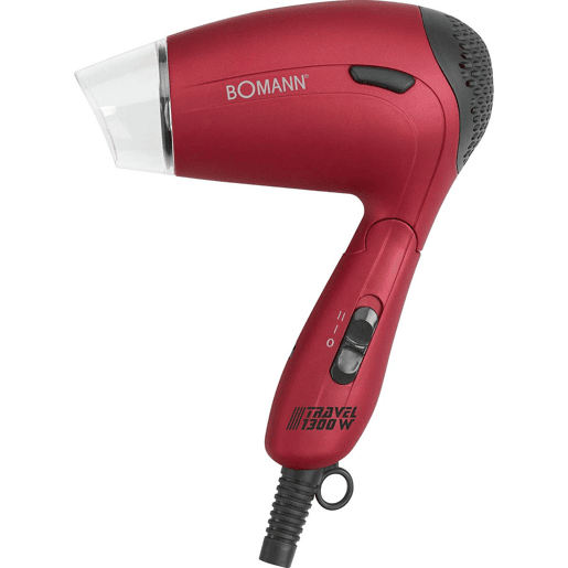 Bomann HTD 8005 CB Secador de Cabelo 2 nÃveis temperatura viagens difusor, 1300, Vermelho Bomann HTD 8005 CB Secador de Cabelo 2 nÃveis temperatura viagens difusor, 1300, Vermelho