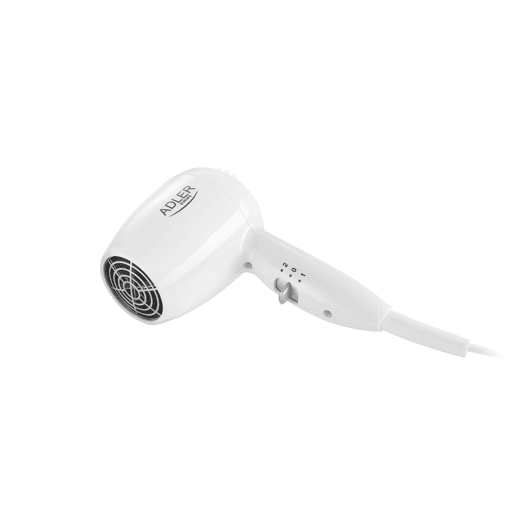 Adler AD 2252 Secador de cabelo com suporte de parede, 1600, Branco Adler AD 2252 Secador de cabelo com suporte de parede, 1600, Branco