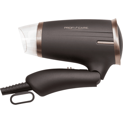 Proficare HT 3009 Secador de Cabelo 2 níveis temperatura viagens, 1400, MarroM