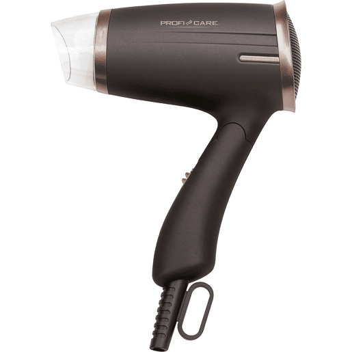 Proficare HT 3009 Secador de Cabelo 2 níveis temperatura viagens, 1400, MarroM