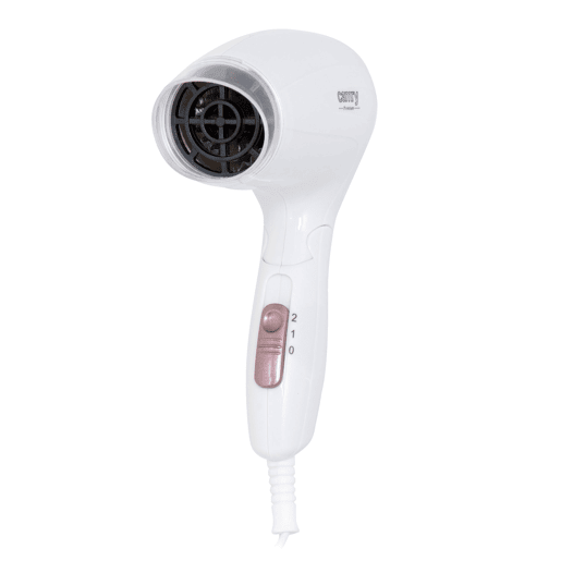 Camry CR2254 Secador de Cabelo para Viagem,Dobrável,Compacto, 2 Níveis de Potência,Bocal 360°, 1200, Branco