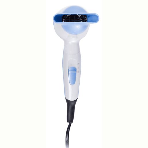 Adler AD2222 Secador de Cabelo para Viagem, Dobrável,Compacto, 2 Níveis de Potência, Bocal 360°, 1200,