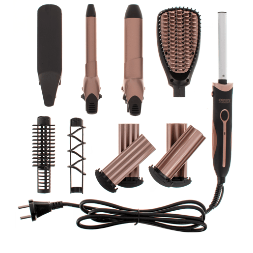 Camry CR2024 Set Cabelo 5 em 1 Styling Alisador, Ferro de Caracóis, Estilizador, Escova de Estilizador, 50, Camry CR2024 Set Cabelo 5 em 1 Styling Alisador, Ferro de Caracóis, Estilizador, Escova de Estilizador, 50,