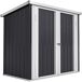 Cobertizo de Jardín Acero Galvanizado, PP Outsunny 147 Cobertizo de Jardín Acero Galvanizado, PP Outsunny 147 Negro