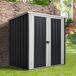 Cobertizo de Jardín Acero Galvanizado, PP Outsunny 147 Cobertizo de Jardín Acero Galvanizado, PP Outsunny 147 Negro