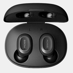 KOSS 96816 Auscultadores Intra-Auriculares Bluetooth sem fios com Microfone Incorporado, In Ear Earbuds Desportivos, , Preto