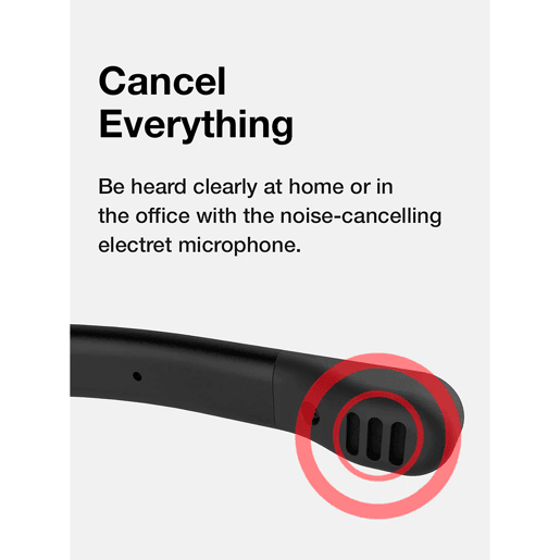 KOSS CS200i Auricular com Fio e Microfone com Cancelador de Ruído, Auscultadores para Videoconferência, , Preto
