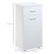 Armario de Baño kleankin, hogar - muebles de dormitorio 350 Armario de Baño kleankin, hogar - muebles de dormitorio 350 Blanco