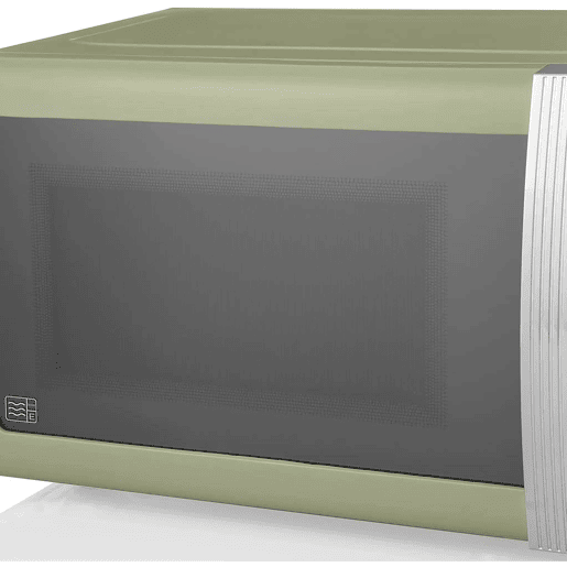 SWAN SM22030GNEU Retro Microondas Digitais 20L, 5 Níveis de Potência, Função Descongelamento, Temporizador, 800, Verde