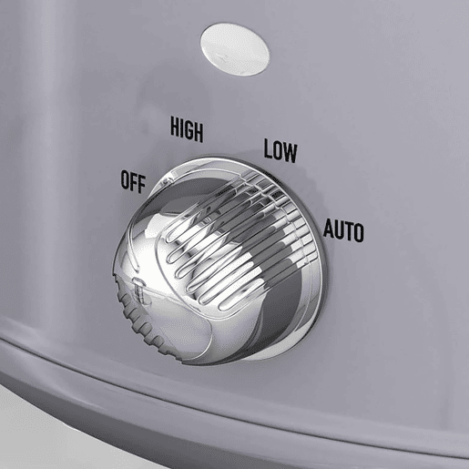 SWAN SF17021GRNEU Retro Slow Cooker 3,5L, Panela de Cerâmica Antiaderente sem PFOA e PTFE, 200, Cinza