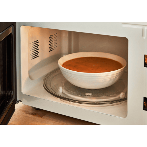 SWAN SM22036GRYNEU Micro-ondas 20L,6 níveis de Funcionamento, Temporizador 30 min, Modo Degelo, design moderno, Cabo de Efeito Madeira, 800, Cinza
